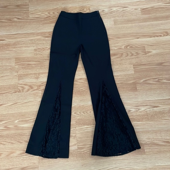 Zara Pants - Zara lace flare trousers
